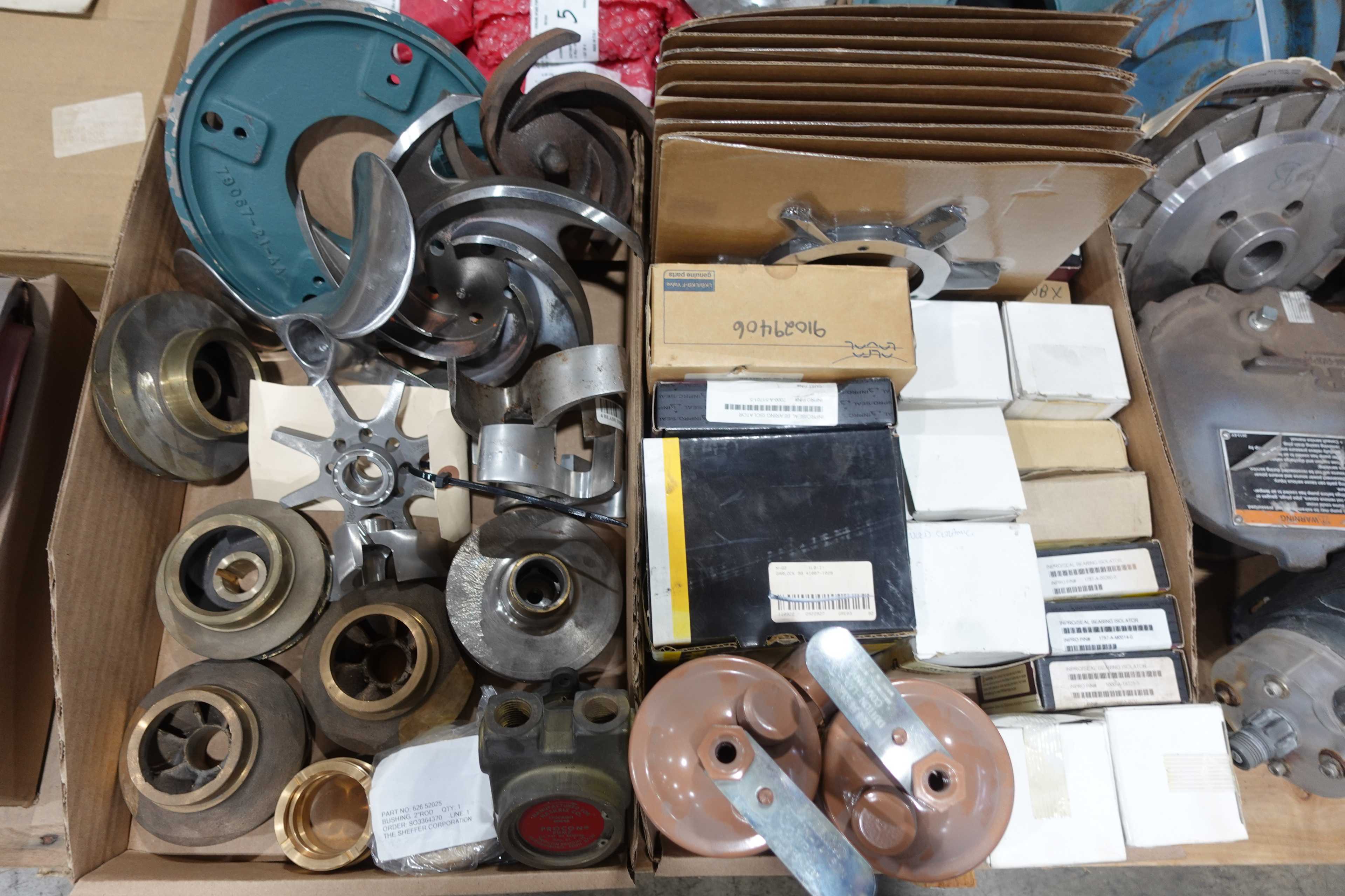 SKU 1753511 - 4 PALLETS OF ASSORTED PUMPS, PUMP PARTS AND ACCESSORIES - PUMP REPLACEMENT PARTS