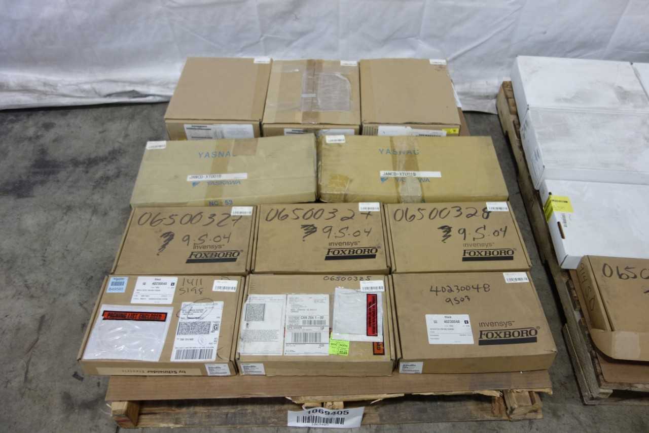 SKU 1069405- 2 PALLETS OF ASSORTED PCB CIRCUIT BOARDS