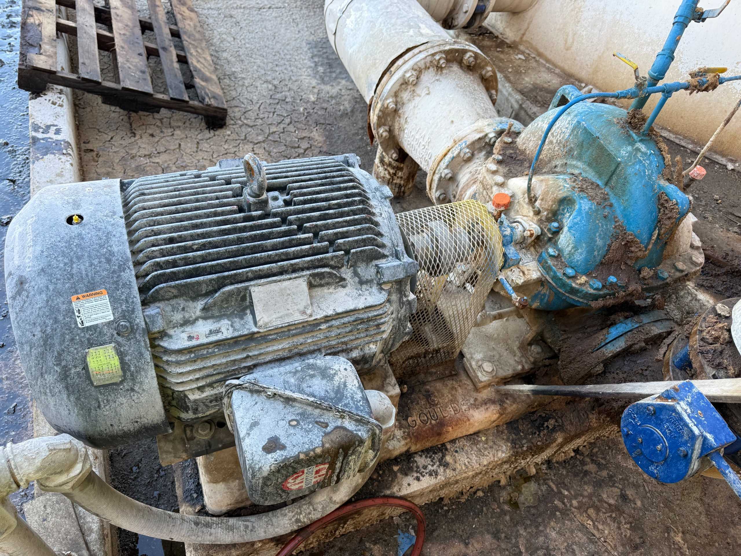 GOULDS 3410M PUMP & 100HP MOTOR ASSEMBLY - CENTRIFUGAL PUMP