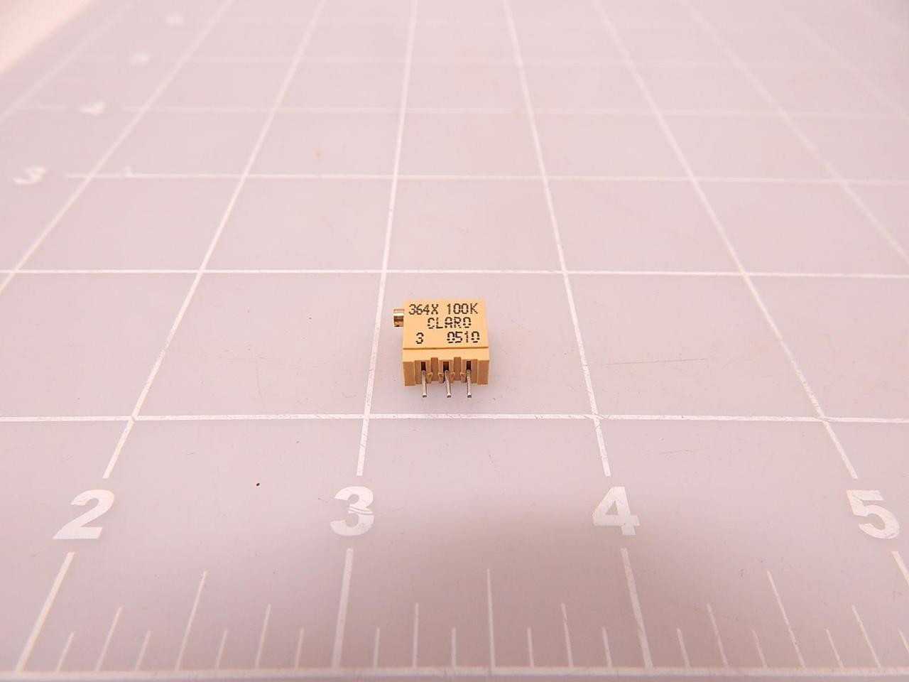 LOT OF 600 CLAROSTAT 364X100K TRIMMER RESISTOR - THROUGH HOLE - TEMPERATURE CONTROL COMPONENTS