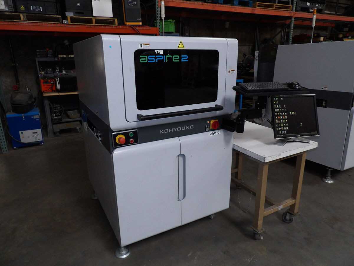 KOH YOUNG ASPIRE 2 3D SOLDER PASTE INSPECTION MACHINE - VISUAL INSPECTION