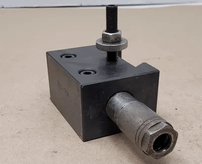 SHARS 250-304 BORING BAR HOLDER W/ ACCUPRO DA100 COLLET CHUCK 1" BORE SIZE - MACHINE TOOLING