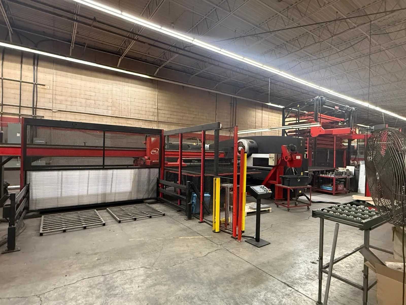 2012 AMADA EMLK3510NT CNC PUNCH/LASER COMBO, 33-TON, 4KW, 58-STATION, LKI ASIII MP 300/40 - METAL CUTTING EQUIPMENT