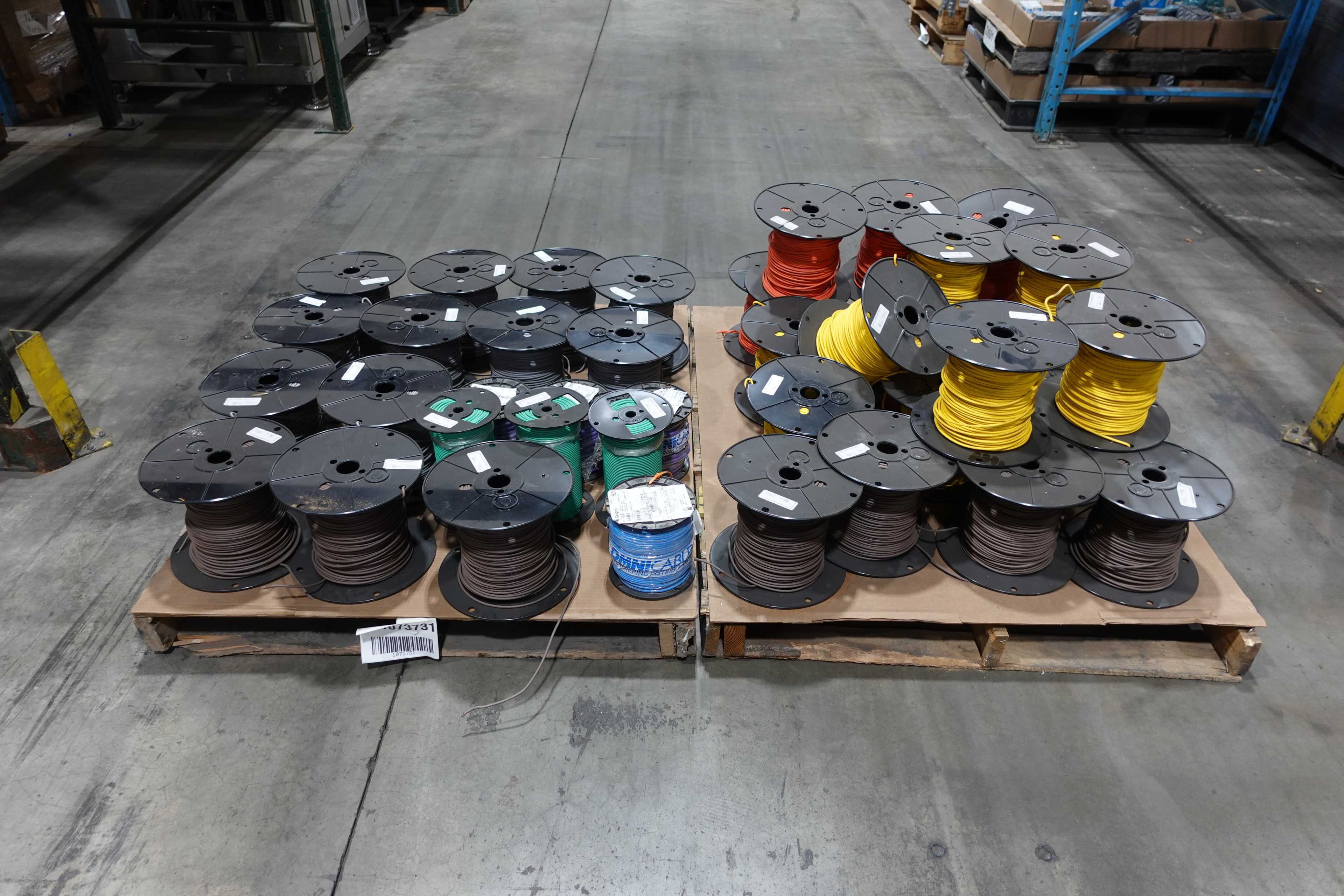 SKU 1073731 - 2 PALLETS OF ASSORTED ELECTRICAL WIRE - ELECTRICAL WIRE