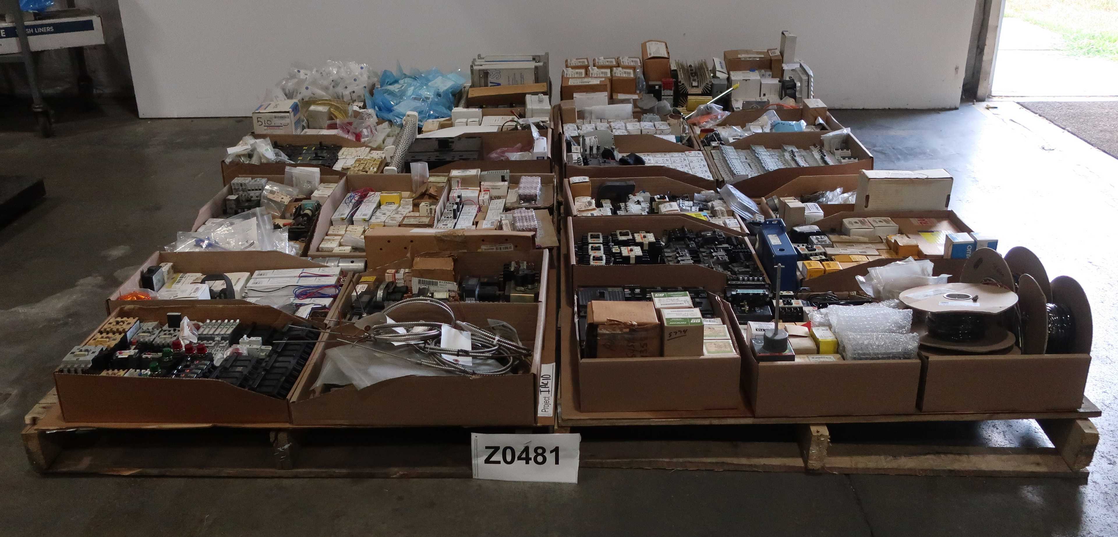 4 PALLETS OF ASSORTED ELECTRICAL