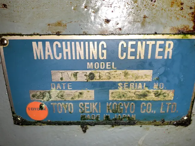 2003 TOYOSK TVT301S VERTICAL MACHINING CENTER - undefined