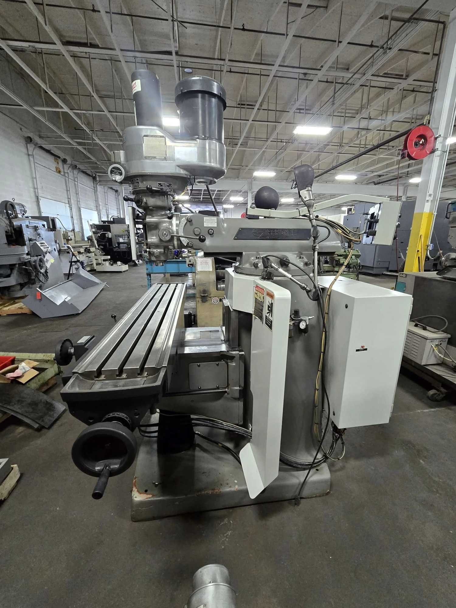 BRIDGEPORT E-Z TRAK SERIES II VERTICAL MILL, 2 HP, 11" X 58" TABLE, CHROME BOX WAYS, 2-AXIS CNC - VERTICAL MILLING MACHINES