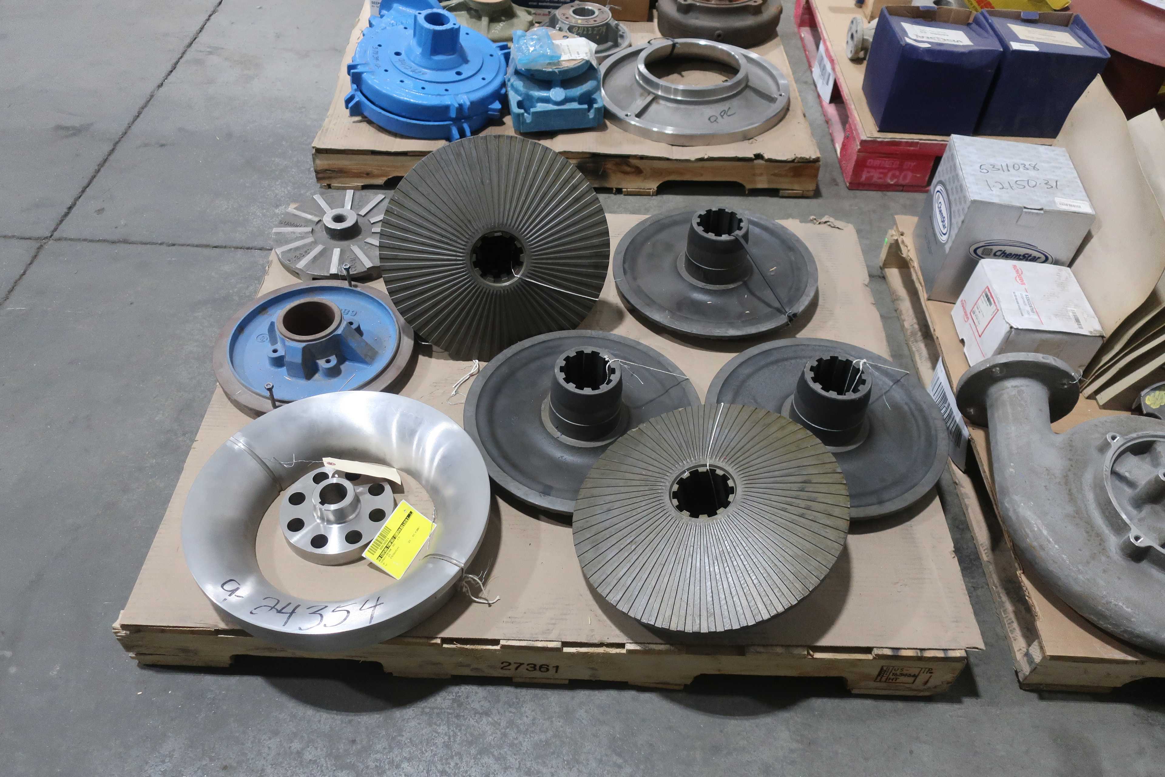 SKU 1755730 - 4 PALLETS OF ASSORTED PUMP PARTS AND ACCESSORIES - PUMP REPLACEMENT PARTS