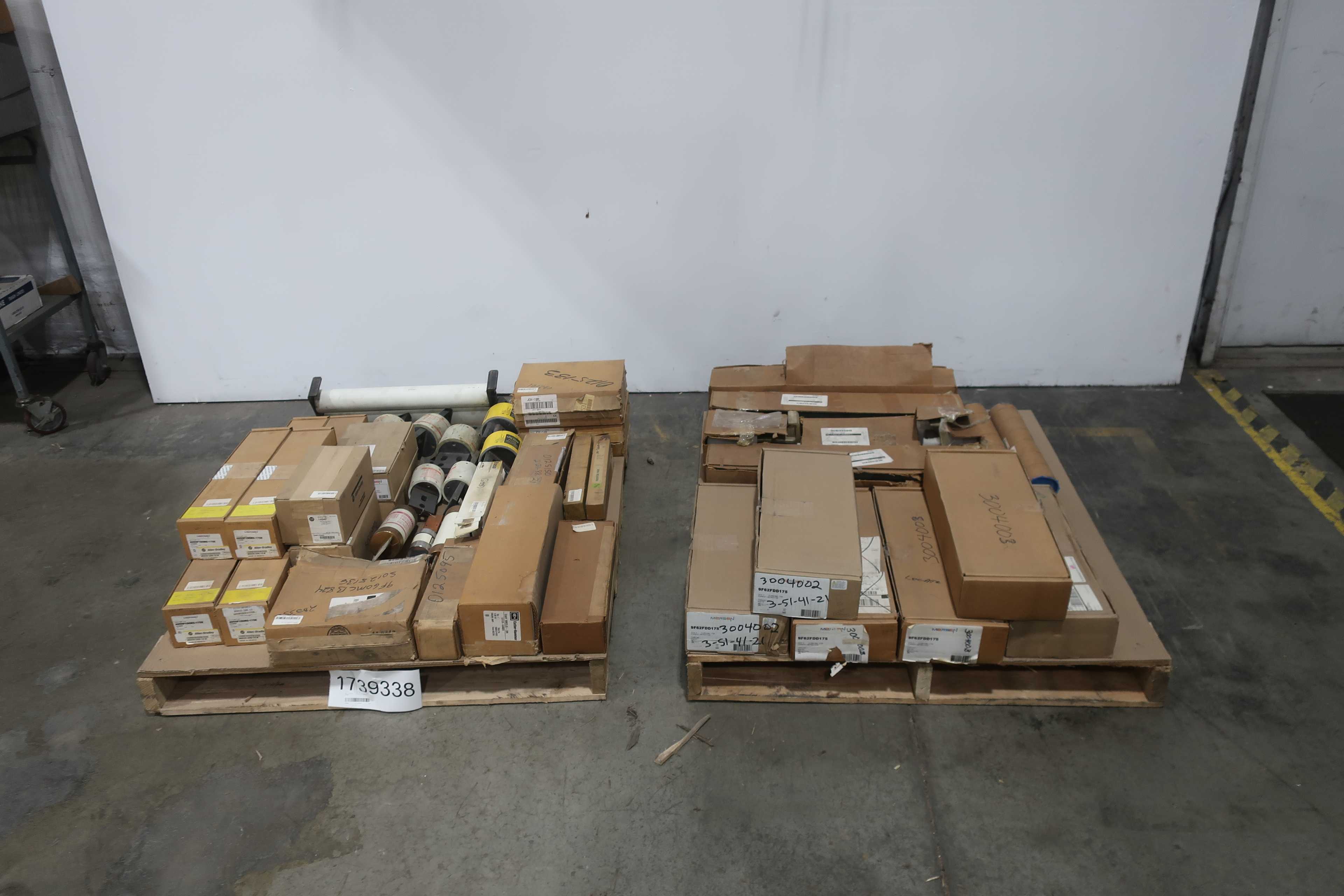 SKU 1739338 - 2 PALLETS OF ASSORTED FUSES - FUSES