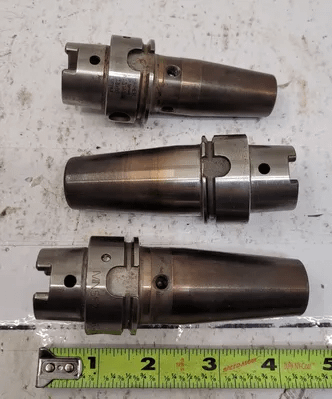 HAIMER HSK40 SHRINK FIT TOOL HOLDER - SET OF 3 (8MM, 11MM, 12MM CLAMPING DIAMETER) - MACHINE TOOLING