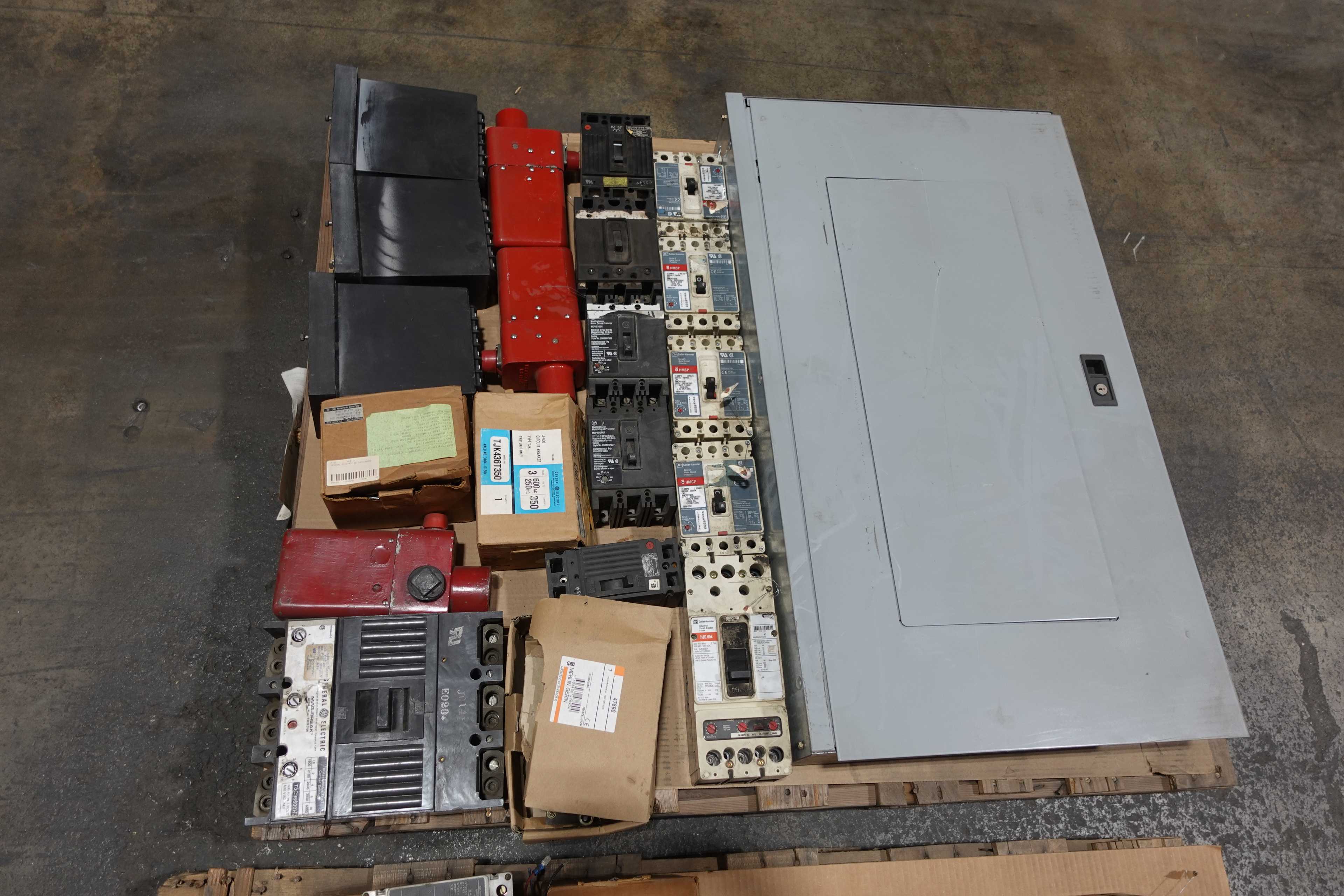 SKU 1036344 - 2 PALLETS OF ASSORTED CIRCUIT BREAKERS
