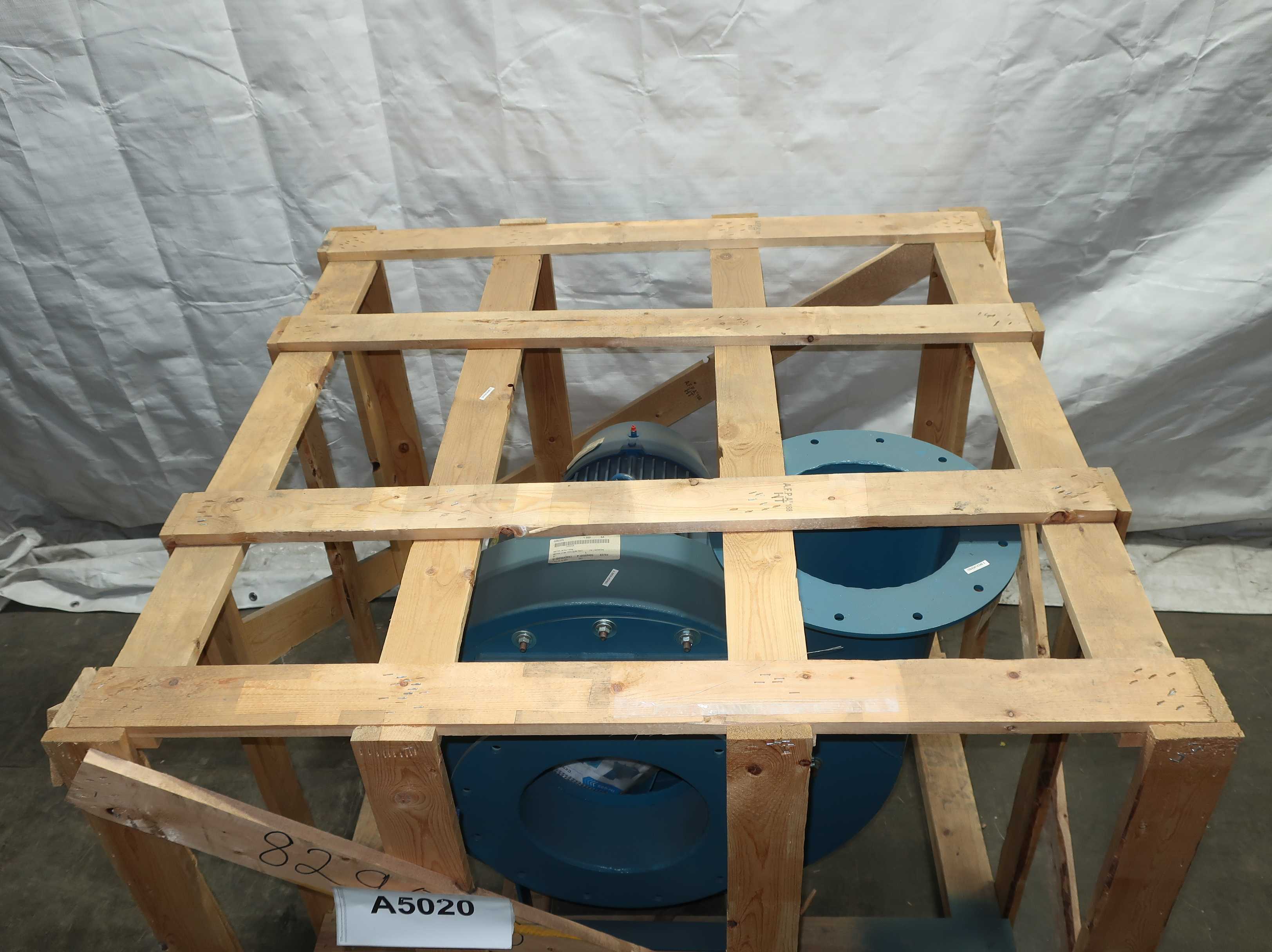 TWIN CITY FAN & BLOWER TBA/M5 BLOWER FAN WITH WEG 15 HP MOTOR - BLOWER FAN