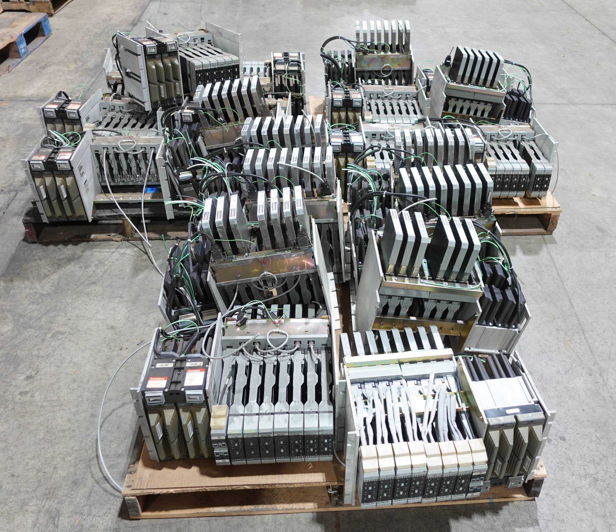 3 PALLETS OF FOXBORO I/A SERIES MODULES AND CHASSIS - PLC MODULES