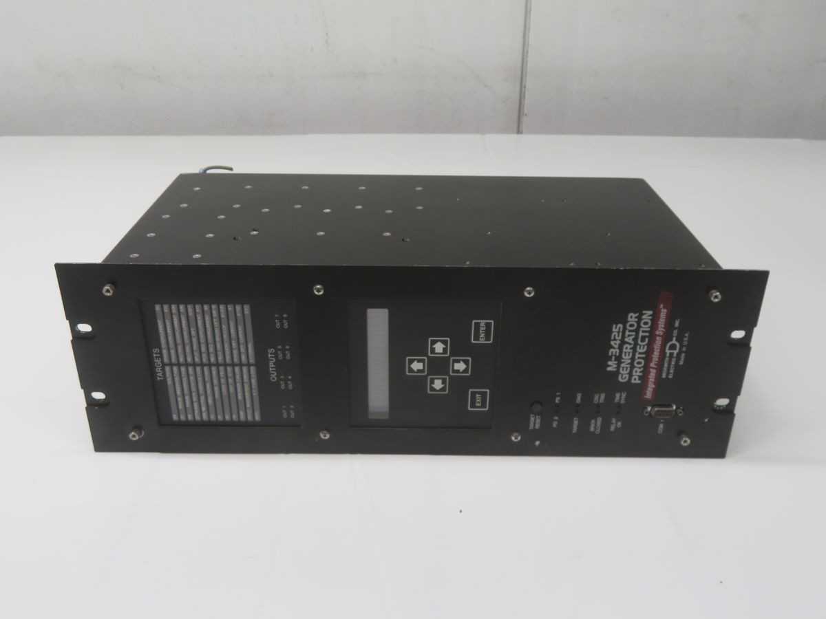 BECKWITH M-3425 POWER RELAYS, GENERATOR PROTECTION, IEEE C37.102, MULTI-FUNCTION ANSI - PROTECTION RELAY