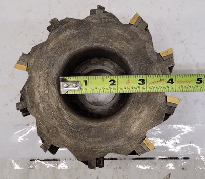 KENNAMETAL INDEXABLE INSERT SHELL MILL, 6" FACE MILL, MODEL KSSISR600SD430M6 - MACHINE TOOLING