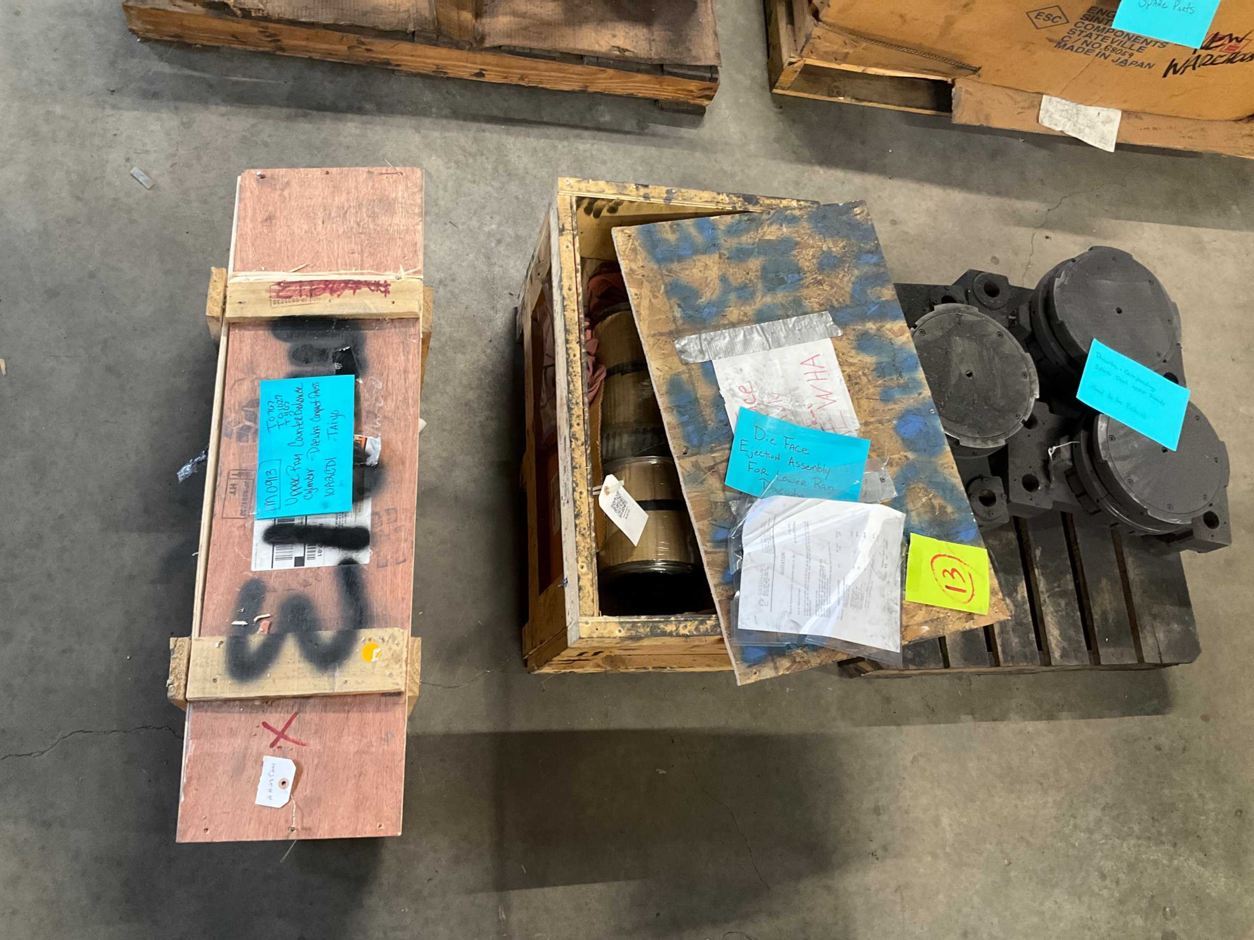 BULK QTY OF PRESS PARTS - PRESS BRAKE TOOLING