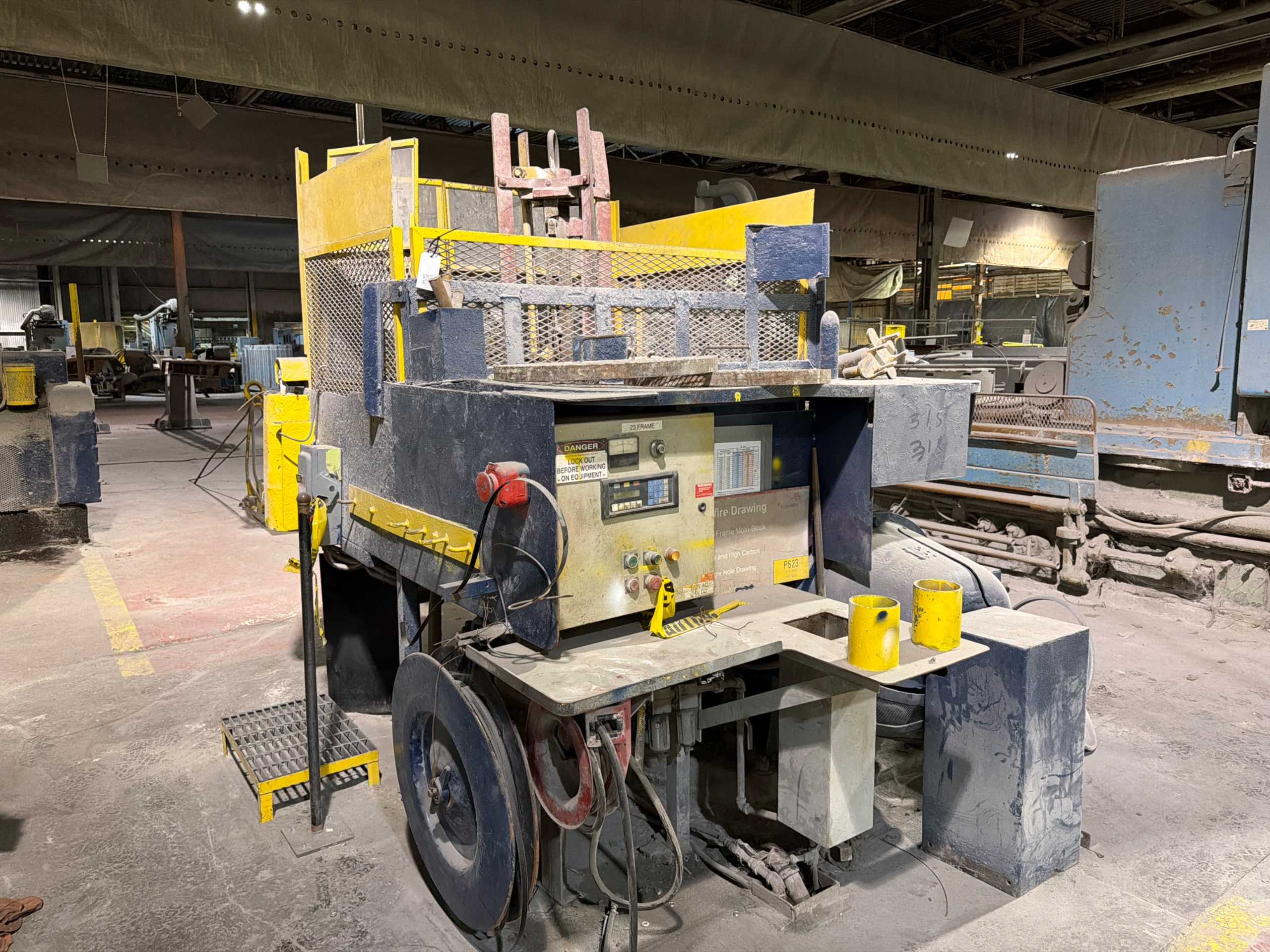 SINGLE-BLOCK WIRE DRAWING MACHINE - WIRE DRAWING MACHINES