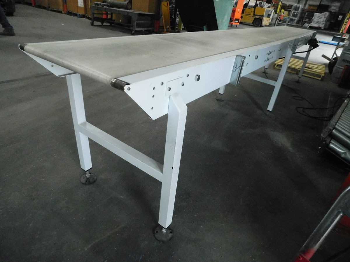 SHRINK TECH SYSTEMS STS-CB1523 BELT CONVEYORS, 4.57 M LENGTH, 0.58 M BELT WIDTH, 120 VAC POWER - BELT CONVEYOR