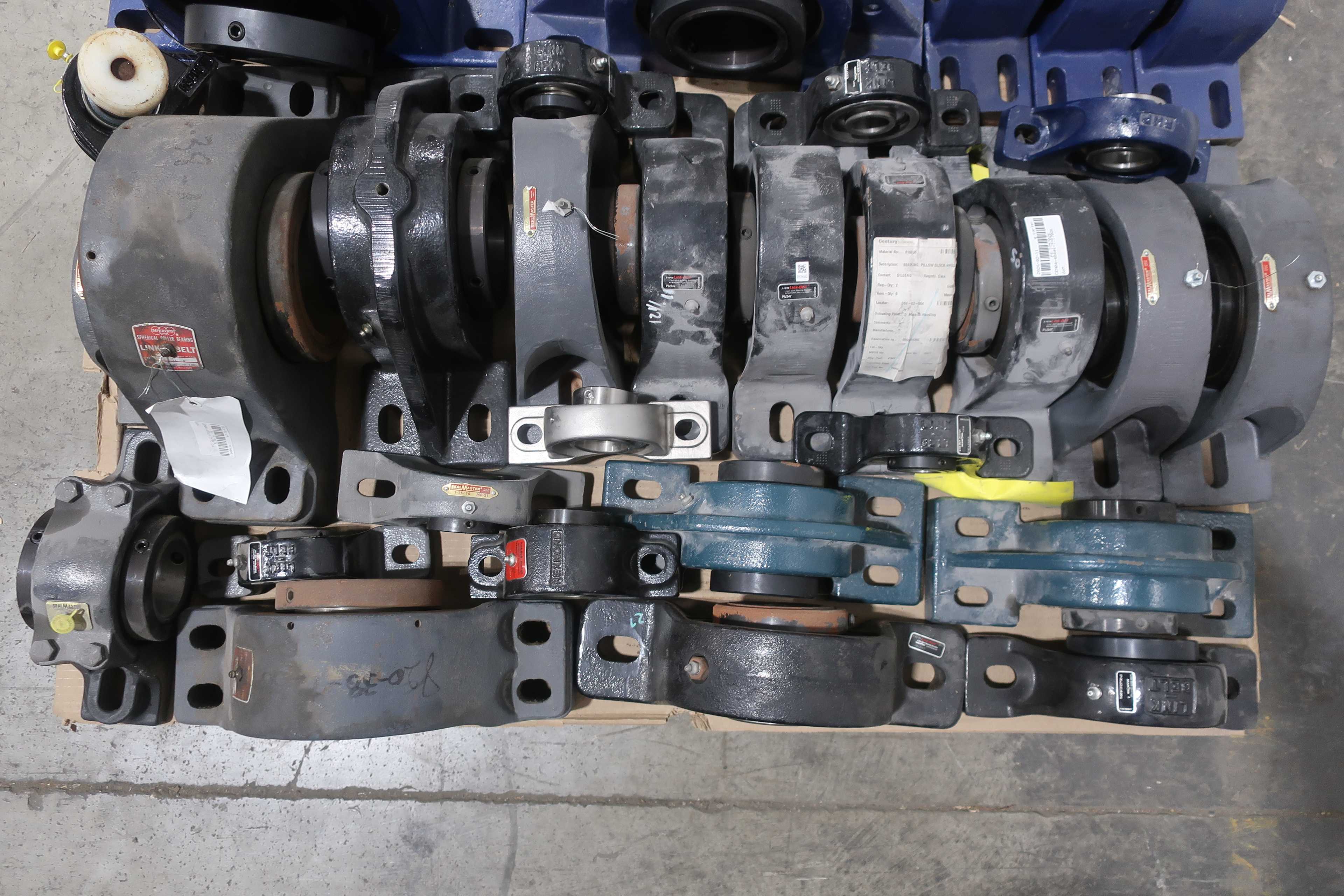 SKU 1749375 - PALLET OF ASSORTED PILLOW BLOCK BEARINGS - BEARINGS