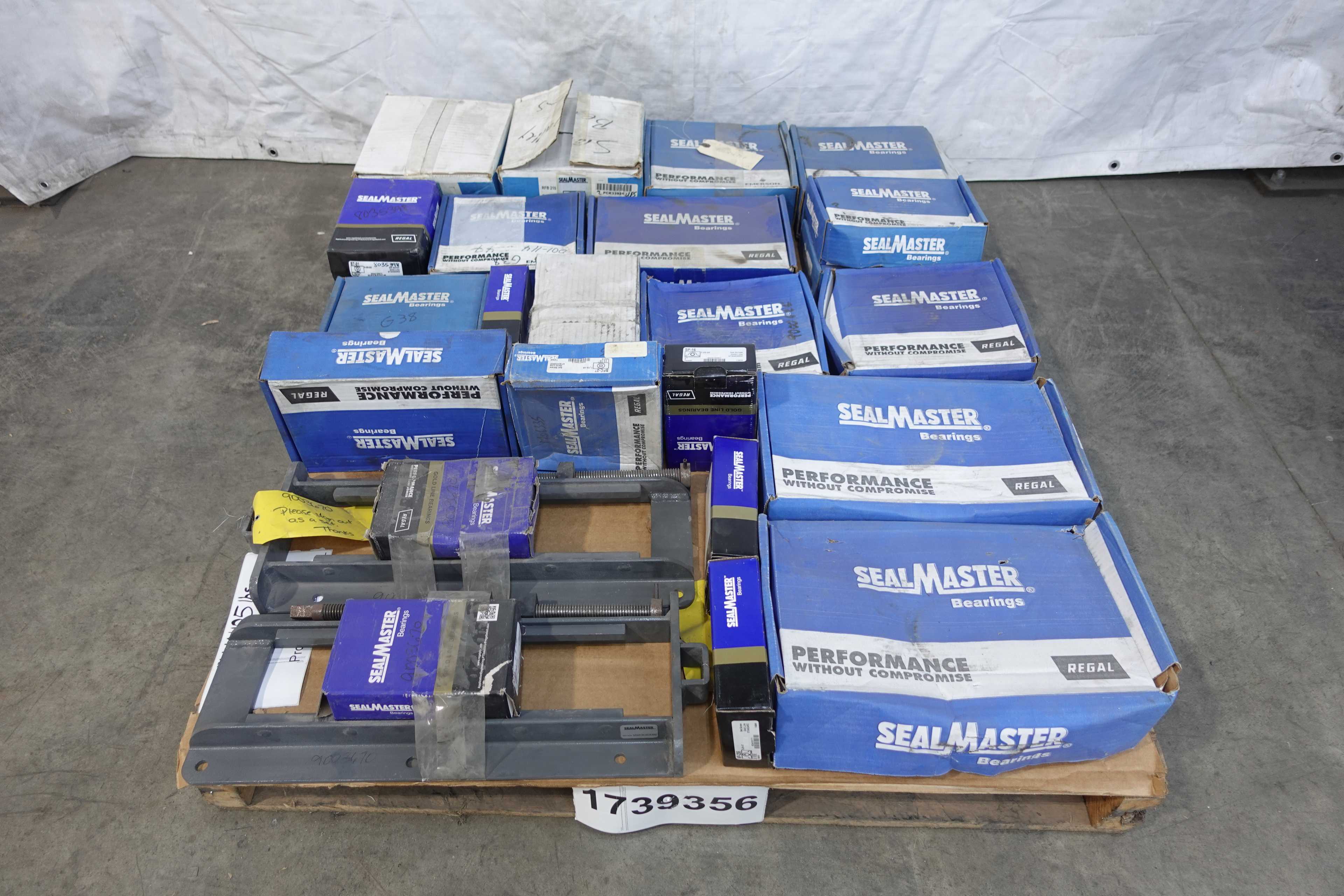SKU 1739356 - PALLET OF ASSORTED SEAL MASTER BEARINGS