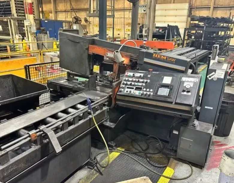 2014 HEM H130 HA-C 16" BAND SAW, 10 HP AUTO, 440V, HYDRAULIC CLAMPING - HORIZONTAL BAND SAWS