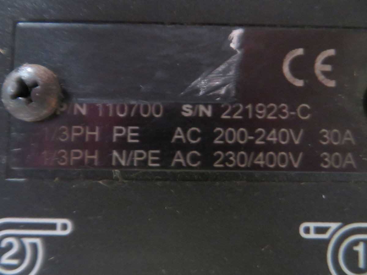 Q4 110700 PACKING EQUIPMENT, 220 VAC SINGLE PHASE POWER - AUTOMATION & CONTROLS