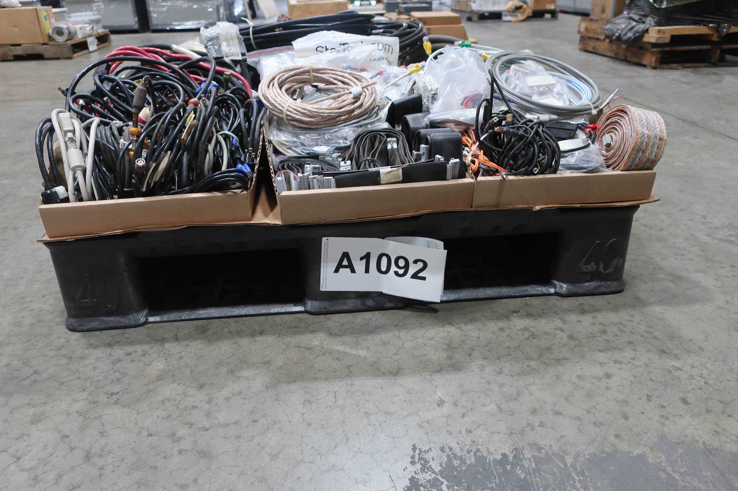 PALLET OF ASSORTED CORDSET CABLES - CORDSET CABLES