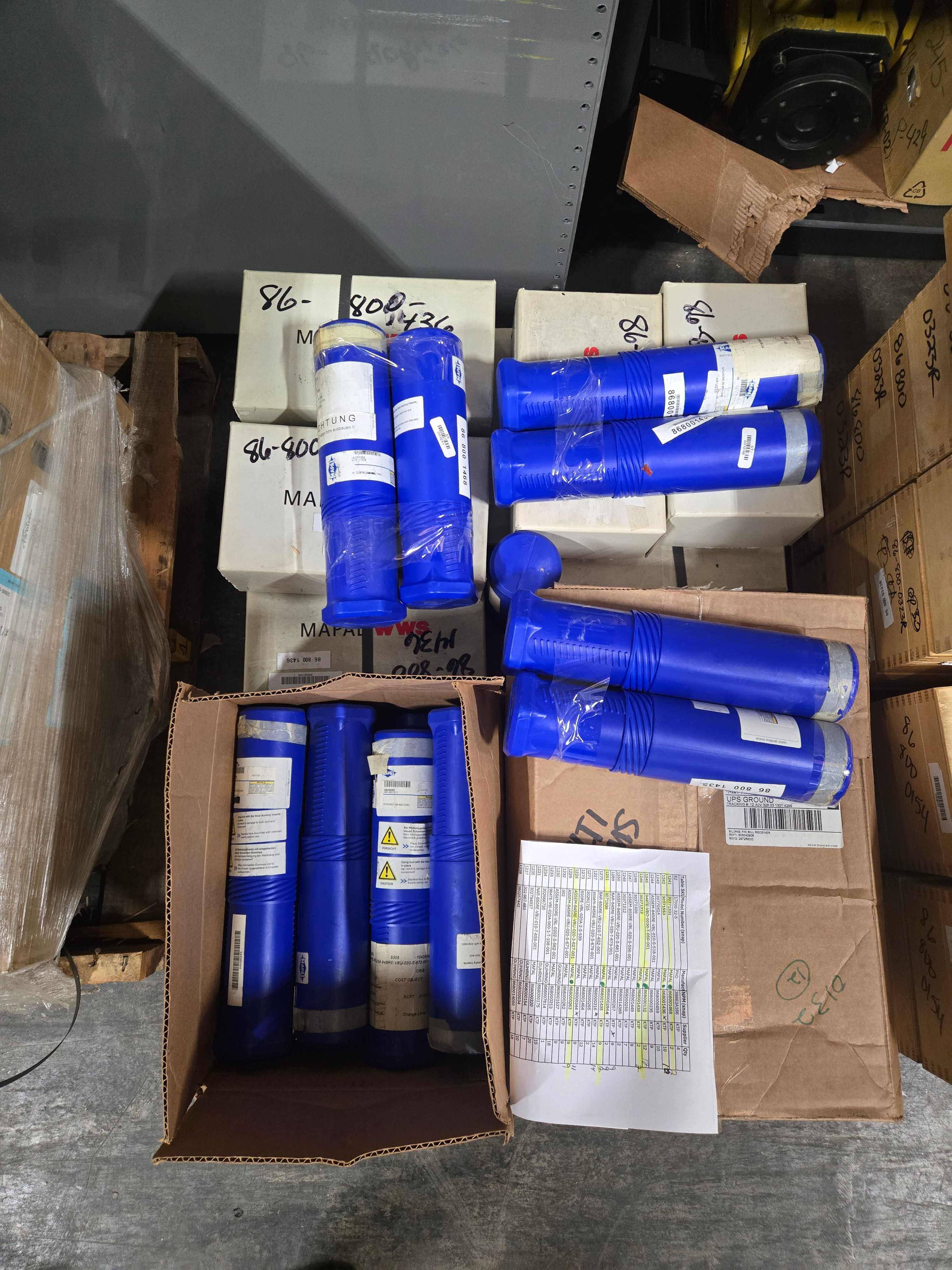 BULK QTY OF MAPAL TOOLING - TOOLHOLDING