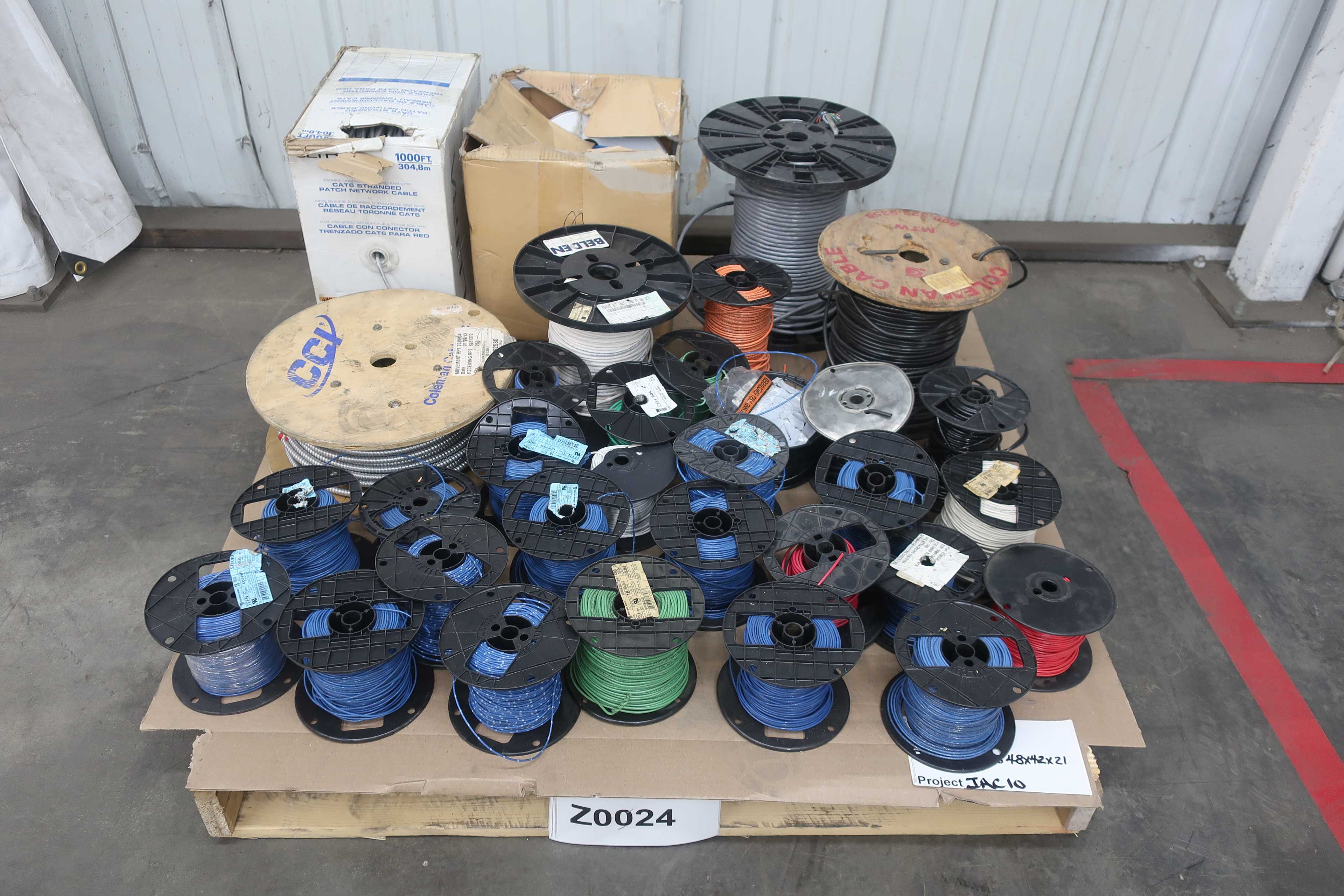 PALLET OF ASSORTED INSULATED WIRE