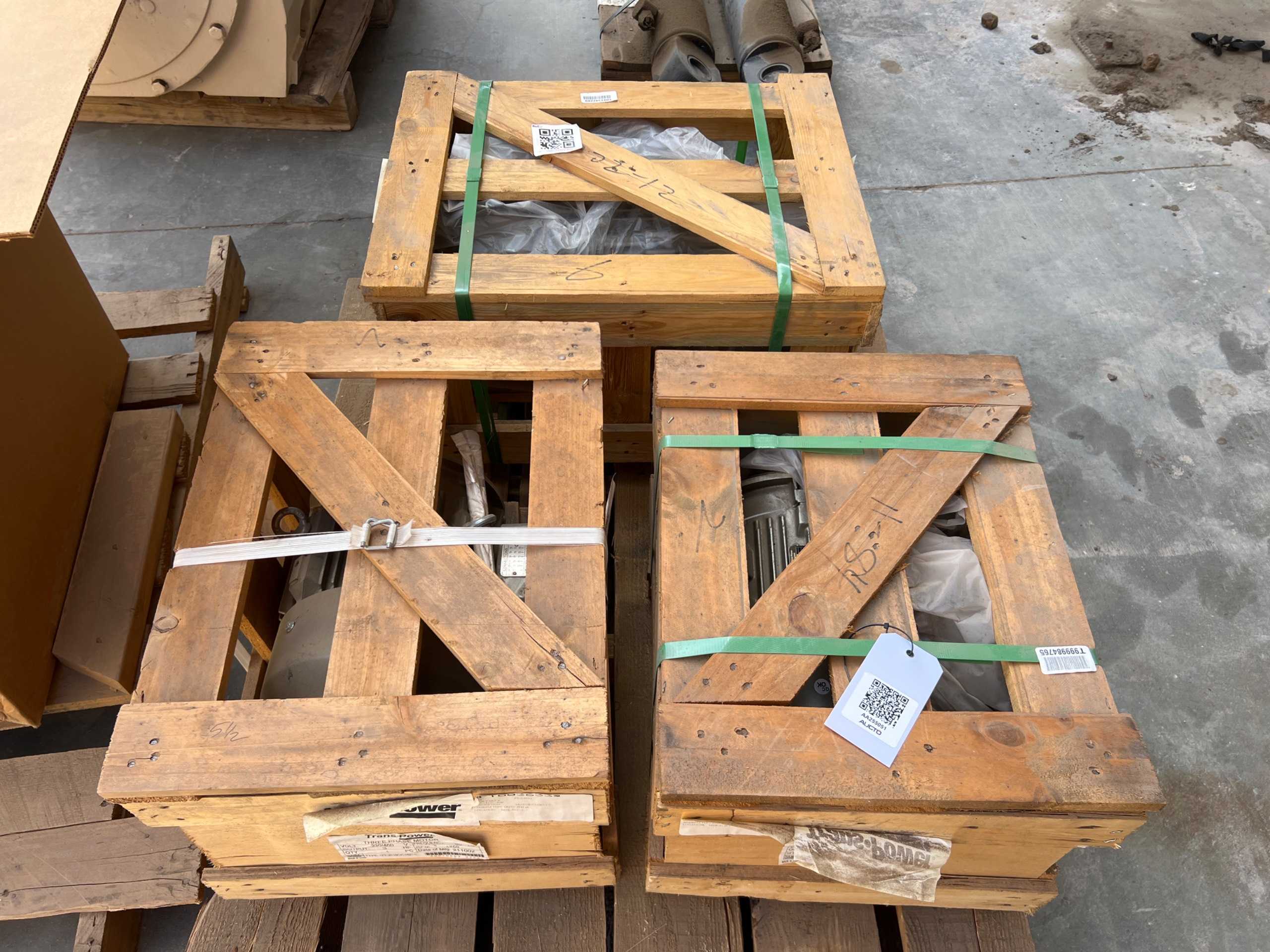 QTY 3: TRANS•POWER ELECTRIC MOTORS - AC MOTOR