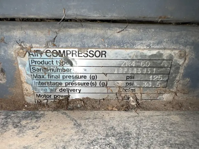 ATLAS COPCO ZR4-60 STATIONARY AIR COMPRESSOR - undefined
