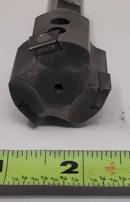 HERTEL INDEXABLE FACE MILL, 3 FLUTE, 3.50IN OAL, .75IN SHANK DIA, 1.45IN HEAD DIA - MACHINE TOOLING