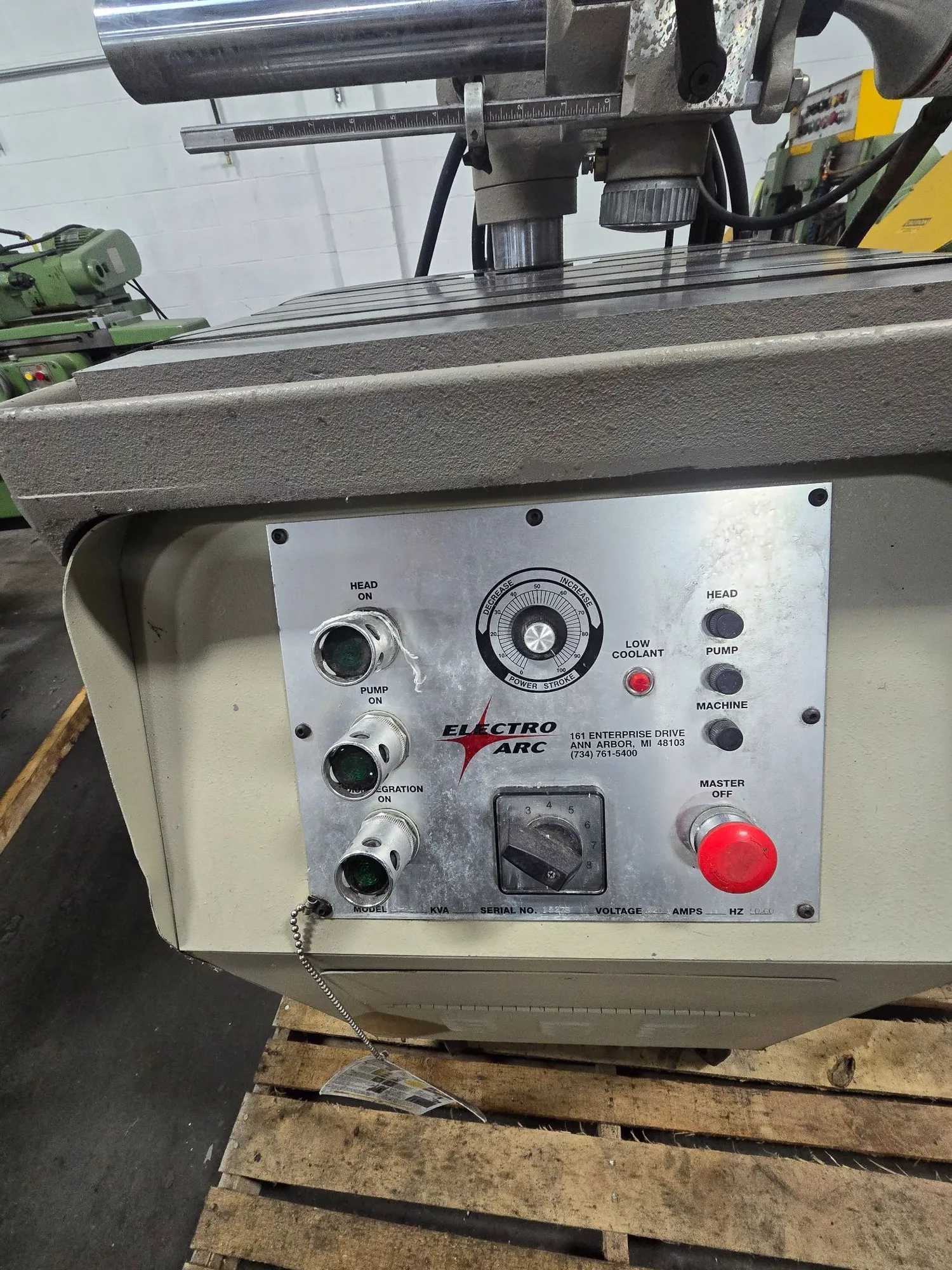 ELECTRO ARC MODEL 2-SE DISINTEGRATION MACHINE, 10 KVA, 220V, 20" X 18" WORK SURFACE - HOLE DRILLING EDM MACHINE