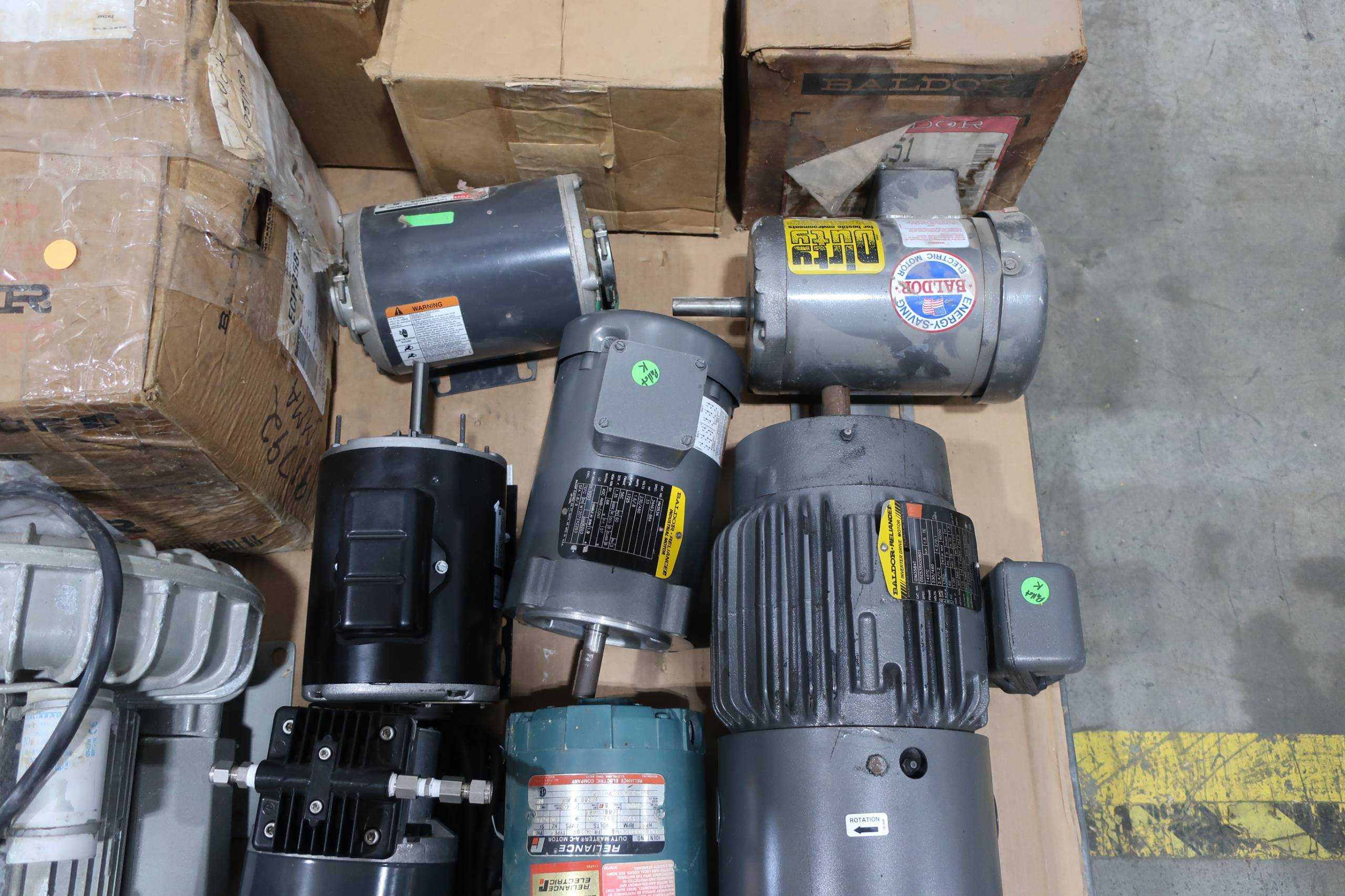 PALLET OF ASSORTED MOTORS - AC MOTOR