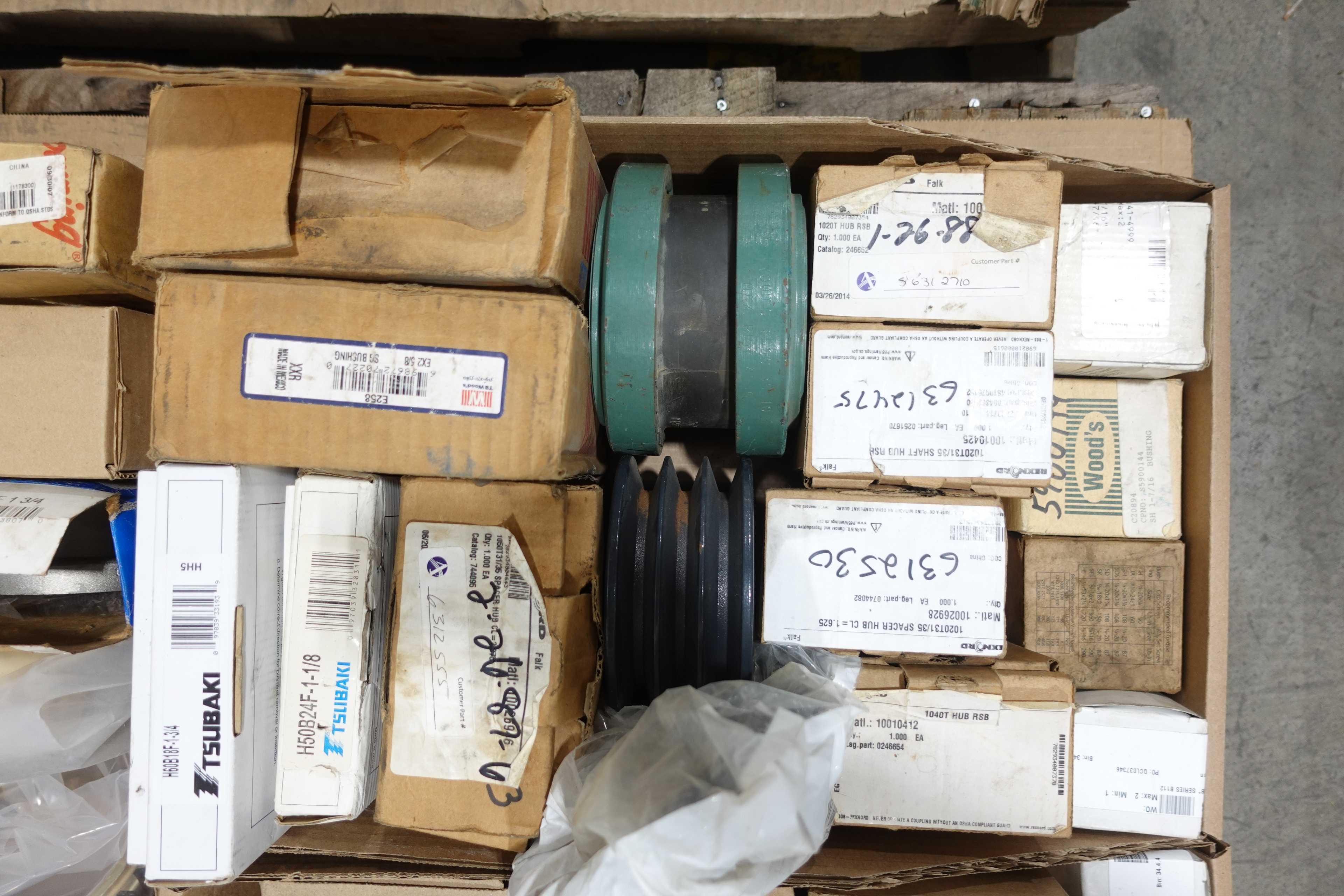 SKU 1735634 - 4 PALLETS OF ASSORTED POWER TRANSMISSION