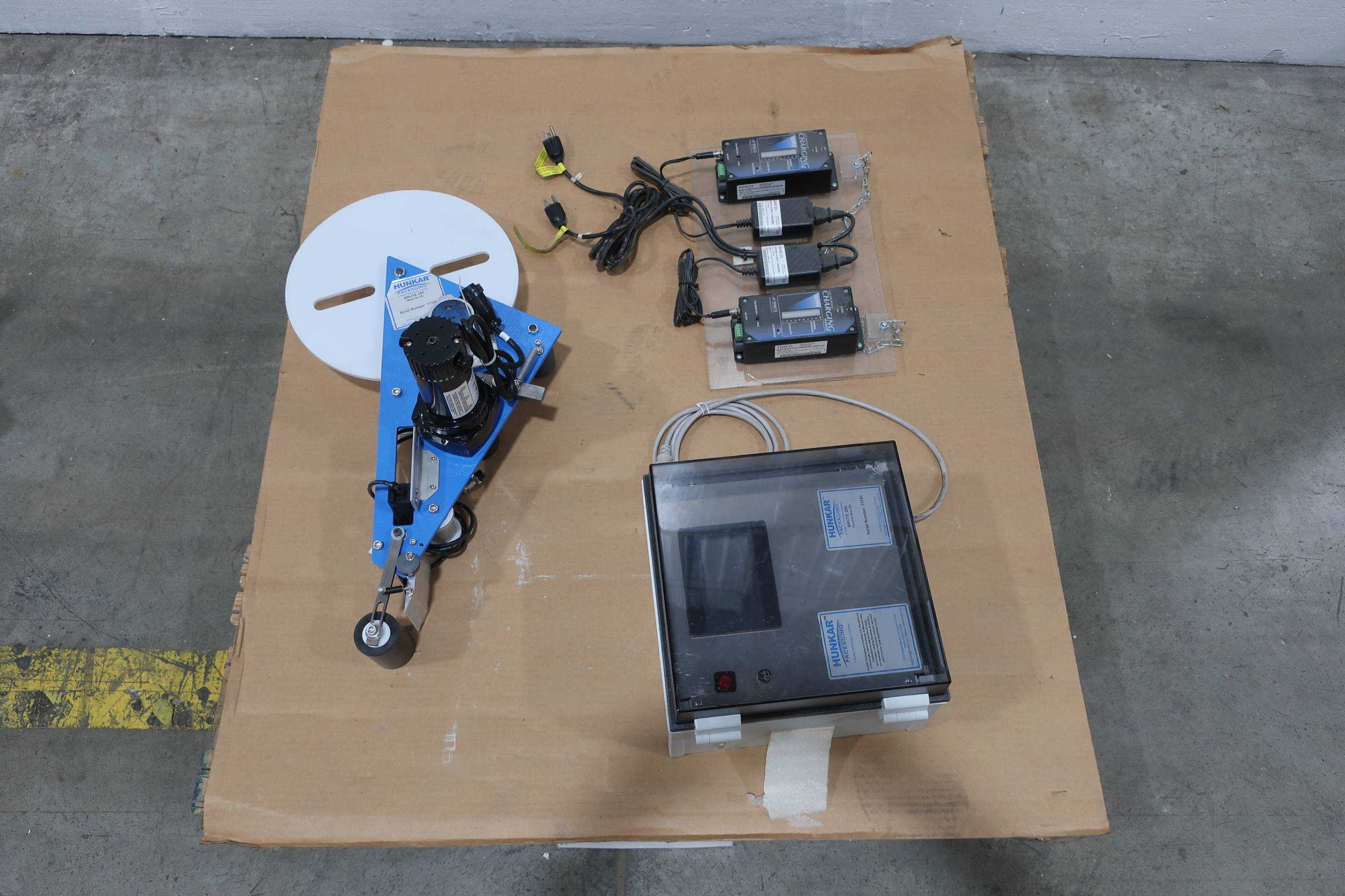 LOT OF HUNKAR BRUTE 250 PACKAGING LABELER - PACKAGING