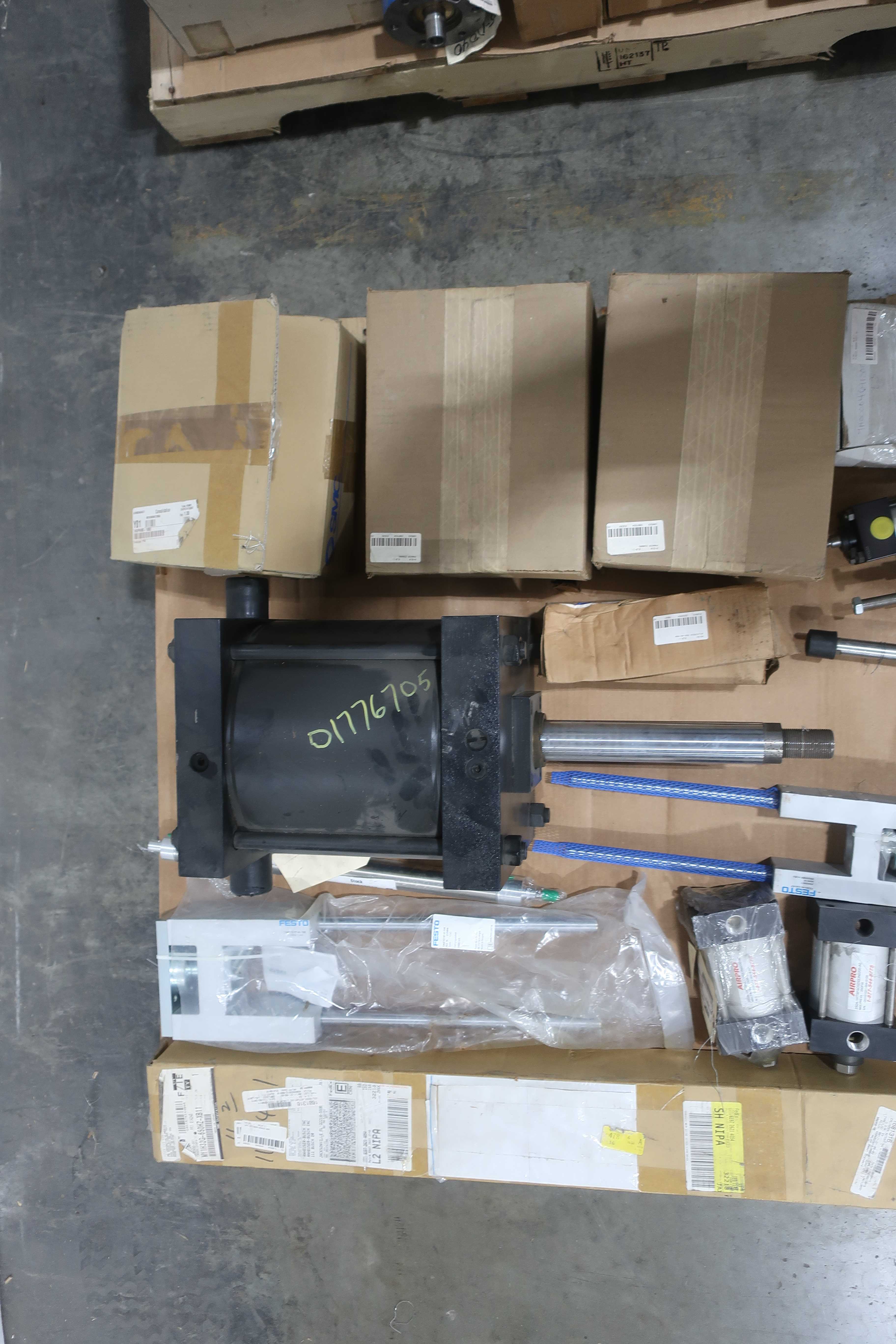 SKU 1740712 - 4 PALLETS OF ASSORTED PNEUMATIC REPLACEMENT PARTS - PNEUMATIC PARTS