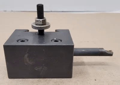 SHARS 250-304 BORING BAR HOLDER W/ TOOL, 1" BORE, FOR 13-18 SWING CXA QUICK CHANGE TOOL POST - MACHINE TOOLING