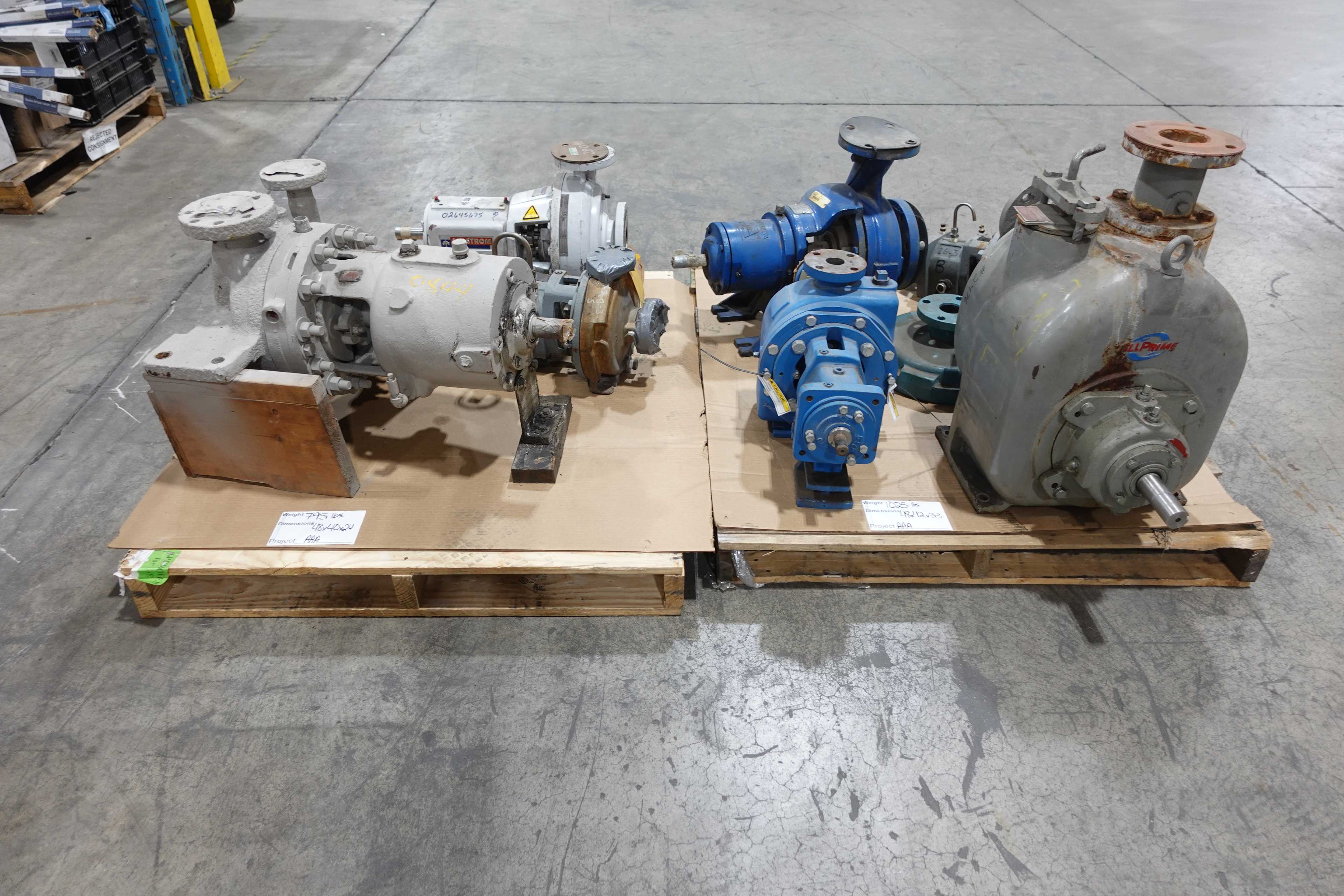 SKU 1729464 - 2 PALLETS OF ASSORTED CENTRIFUGAL PUMPS - CENTRIFUGAL PUMP