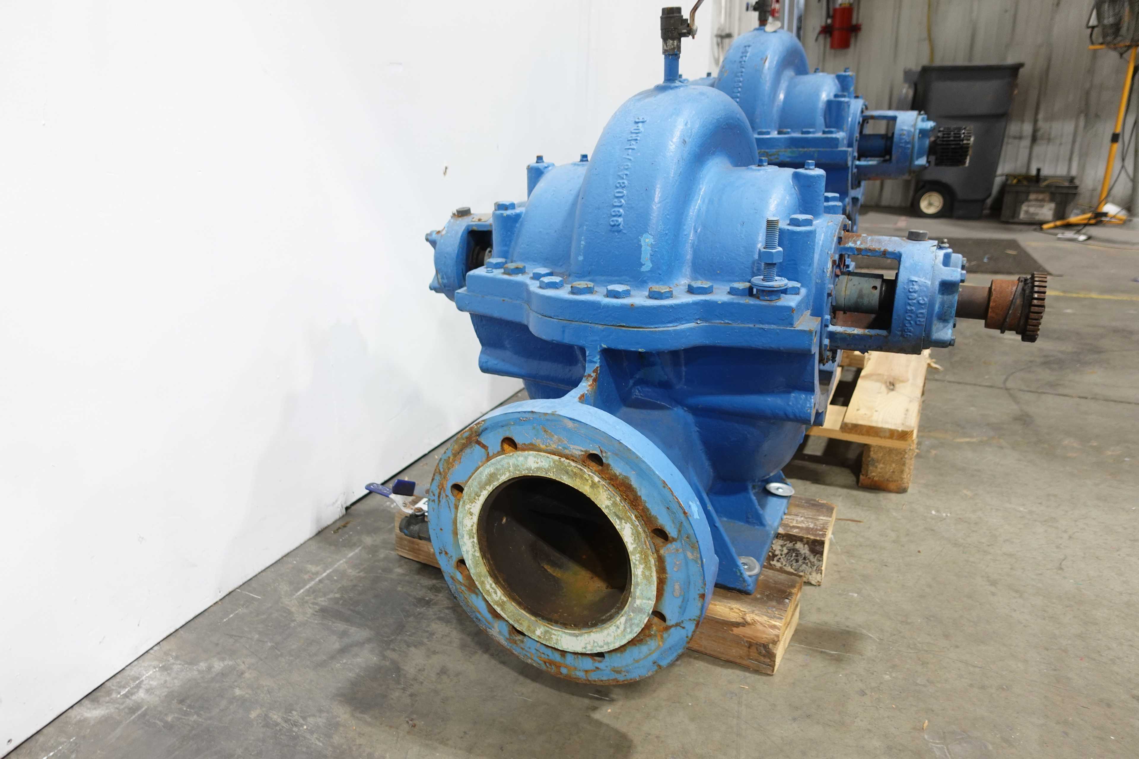 LOT OF 2 PACO 29-80125-150001-1853EE CENTRIFUGAL PUMPS, 1800 GPM, IMP. DIA 10.4", TDH: 30' - CENTRIFUGAL PUMP