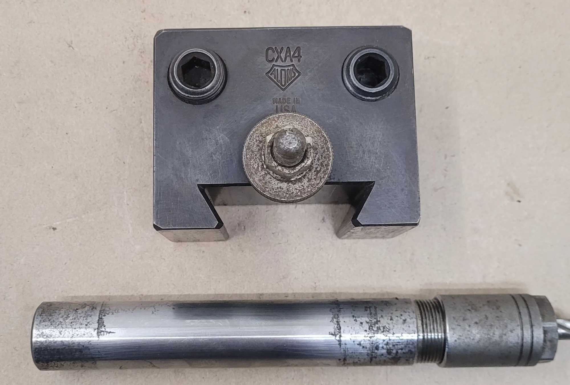 ALORIS CXA 4 BORING BAR HOLDER WITH ACCUPRO DA100 COLLET CHUCK - MACHINE TOOLING