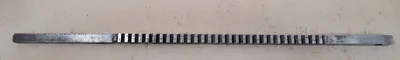 DAVIS 5/8 KEYSEATER BROACH, 5/8" WIDTH, 7/8" HEIGHT, 1/2" PITCH, 27-3/8" OAL - MACHINE TOOLING