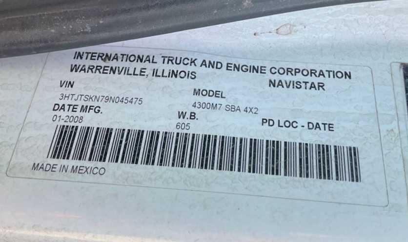 2008 INTERNATIONAL 4300M7 SBA 4X2 FLATBED TRUCK - FLATBED TRUCKS