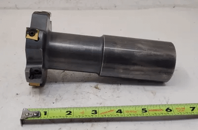 INGERSOLL T-SLOT MILLING CUTTER, 3.5" DIA, 2" SHANK, 6 FLUTES/INSERTS - MACHINE TOOLING