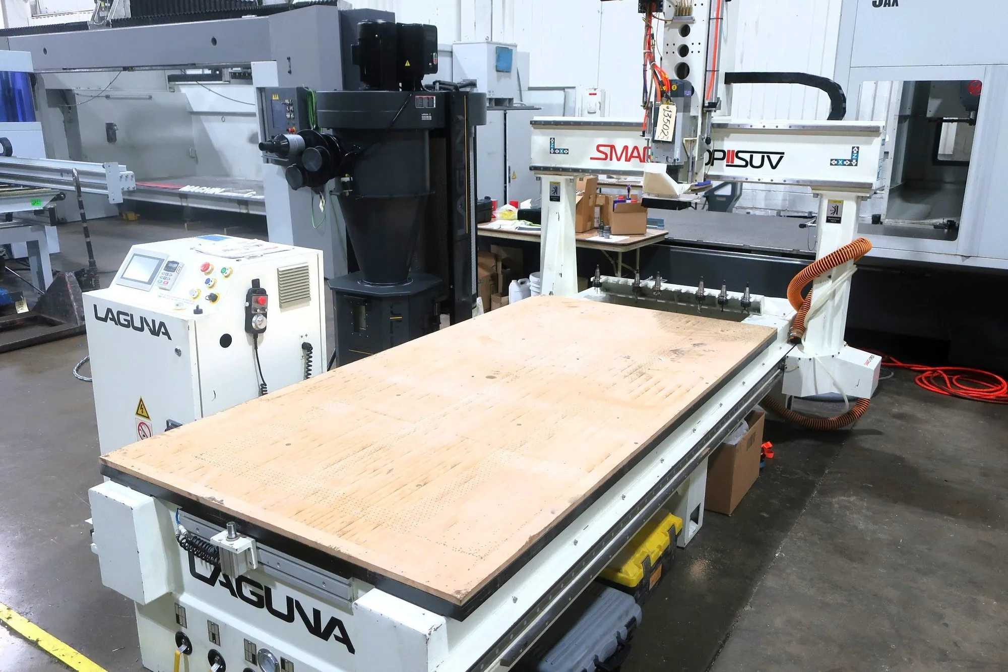 2011 LAGUNA SMARTSHOP II SUV CNC ROUTER, 4' X 8', 24,000 RPM, 12 HP - CNC ROUTERS
