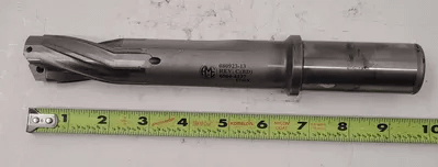 ALLIED MACHINE & ENGINEERING 6504-4137 DRILL BIT 2 FLUTES OAL: 9.5" FLUTE L: 6" SHANK DIA: 1.25" - MACHINE TOOLING