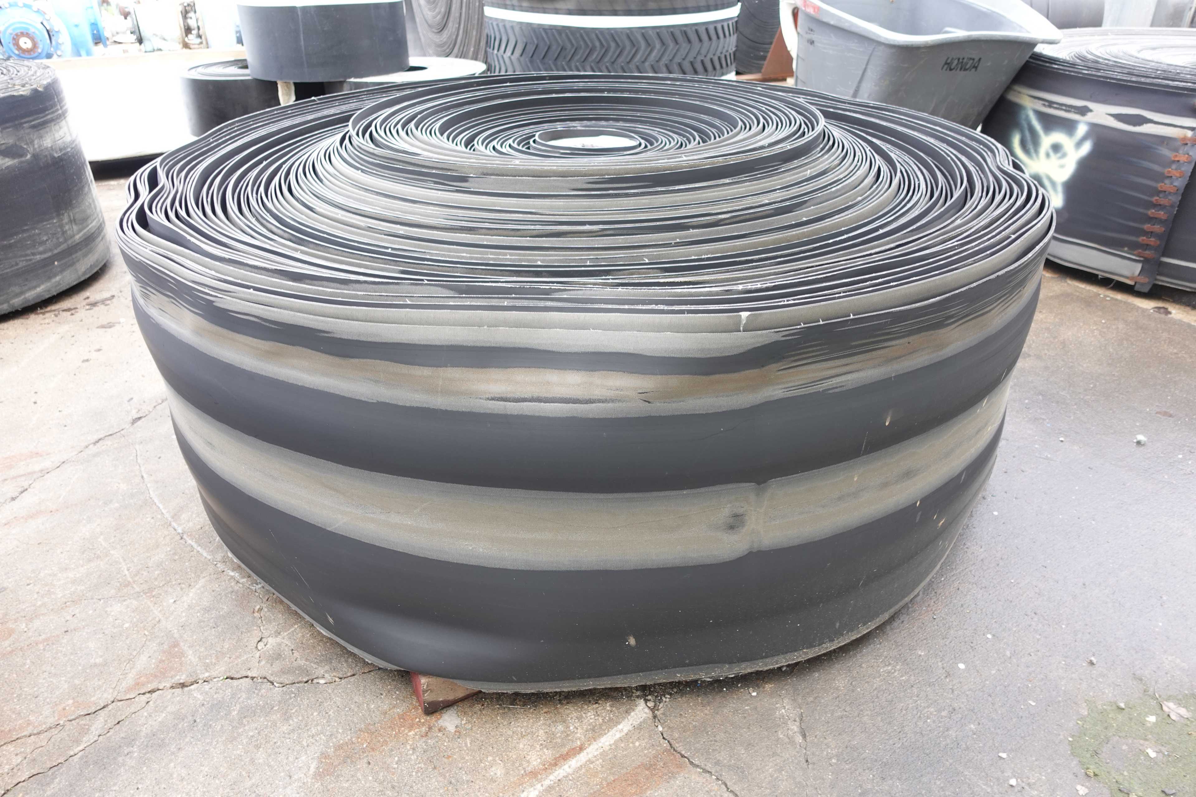 SKU 1761327 - RUBBER CONVEYOR BELT, 3/16" THICK, 29" WIDE, USED - CONVEYOR PARTS
