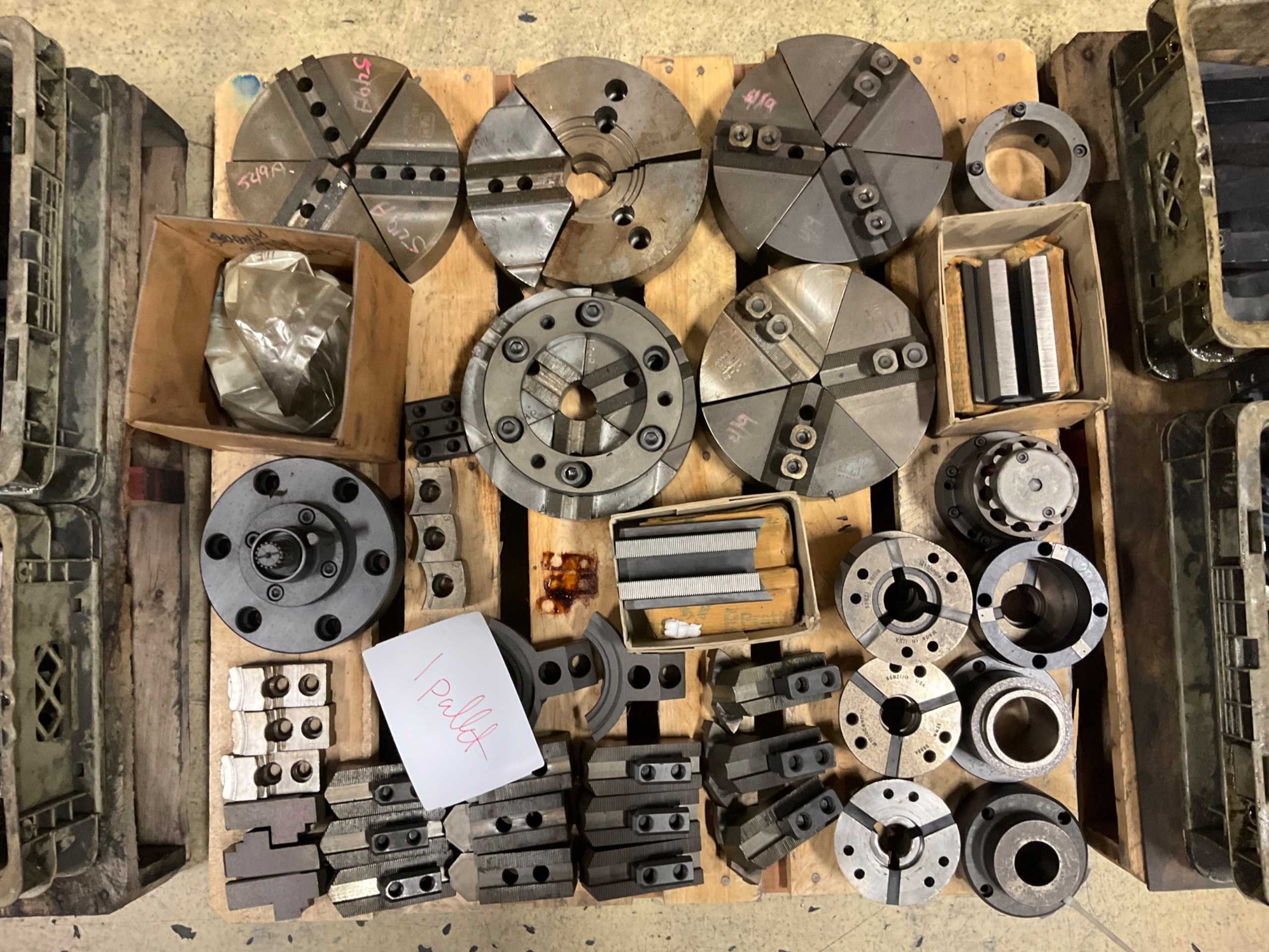 BULK QTY OF PRESS PARTS - PRESS BRAKE TOOLING