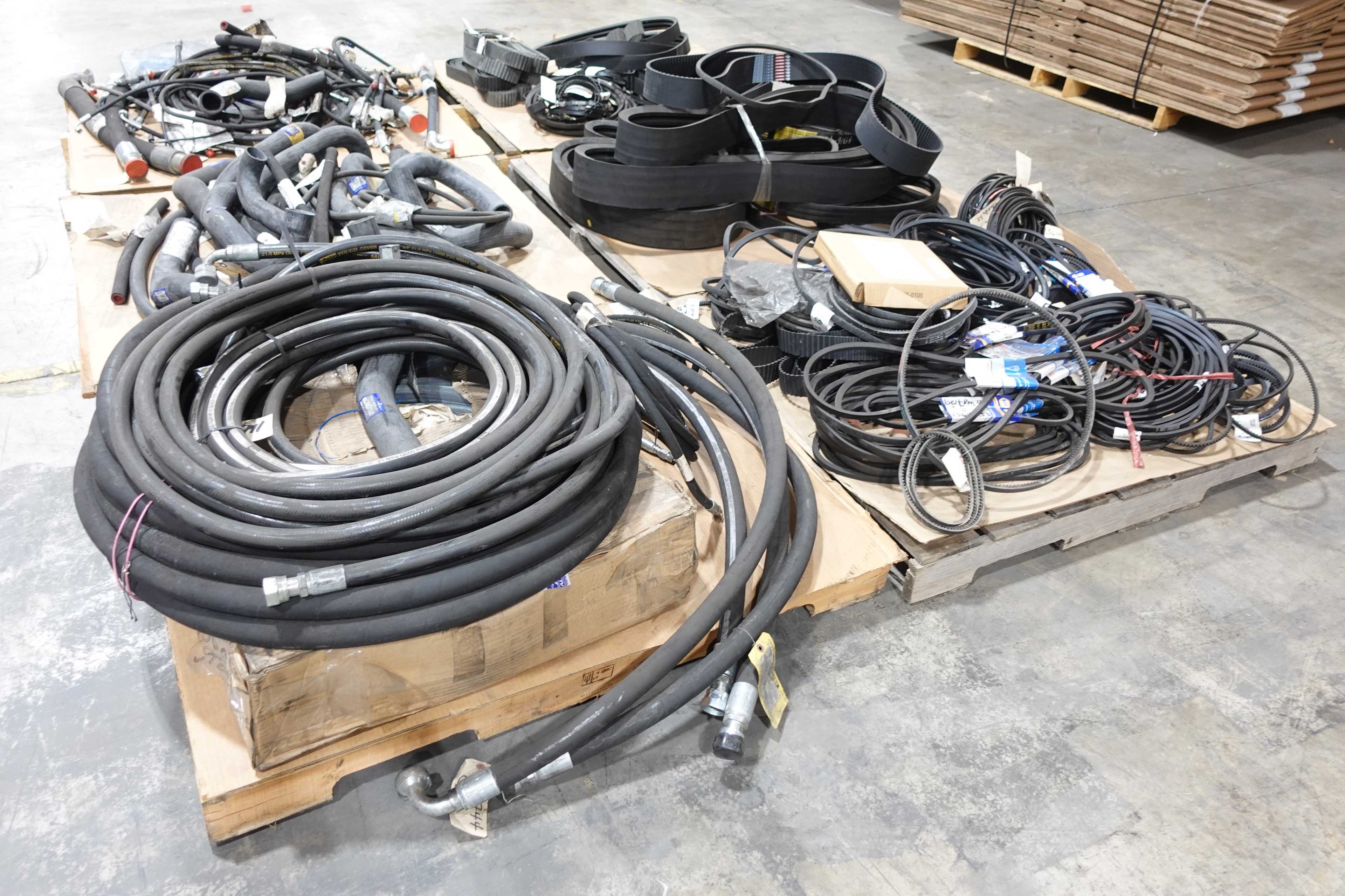 6 PALLETS OF ASSORTED BELTS AND HOSES - BELTS