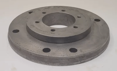 LATHE CHUCK BACK PLATE – 12-1/2IN OD, 4IN CENTER HOLE, 2IN THICKNESS - MACHINE TOOLING